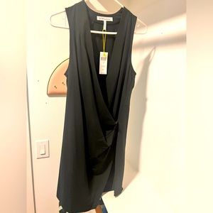 Black wrap dress